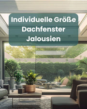 Ultraglas Dachfenster Nach Maß Jalousien in Sondergröße