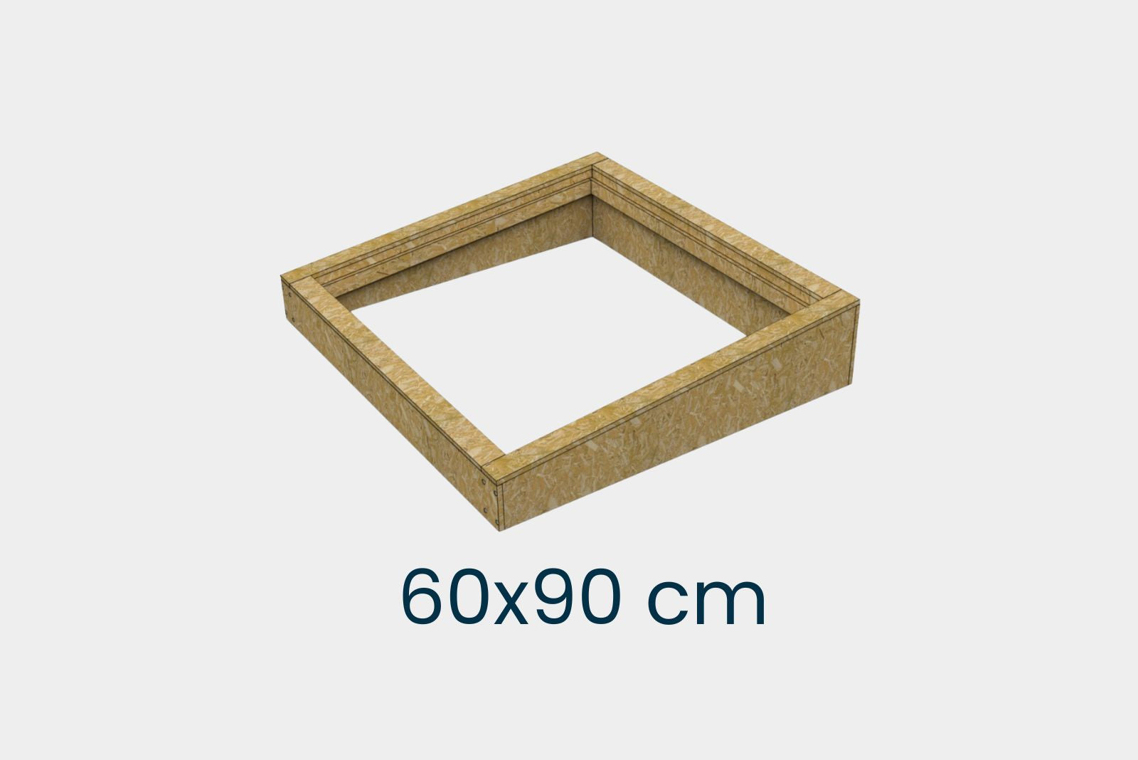 Ultraglas Isolierter Aufsatzkranz für Flachdachfenster 60 x 90 cm