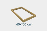 Ultraglas Isolierter Aufsatzkrаnz für Walmdach Dachfenster 40 x 150 cm