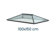 Ultraglas Moderne Lichtkuppel Flachdach 100 x 150cm
