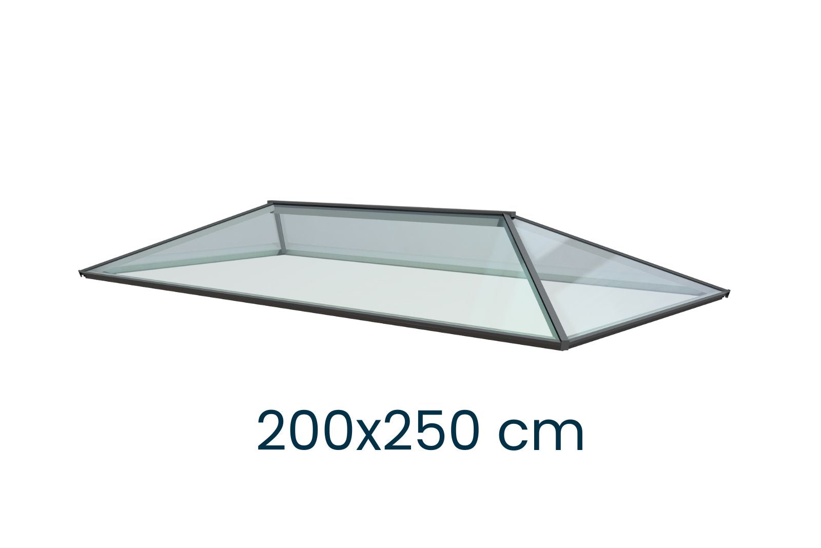 Ultraglas Moderne Lichtkuppel Flachdach 200 x 250 cm