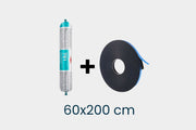 Ultraglas Montageset für 1 x Flachdachfenster 60x200cm