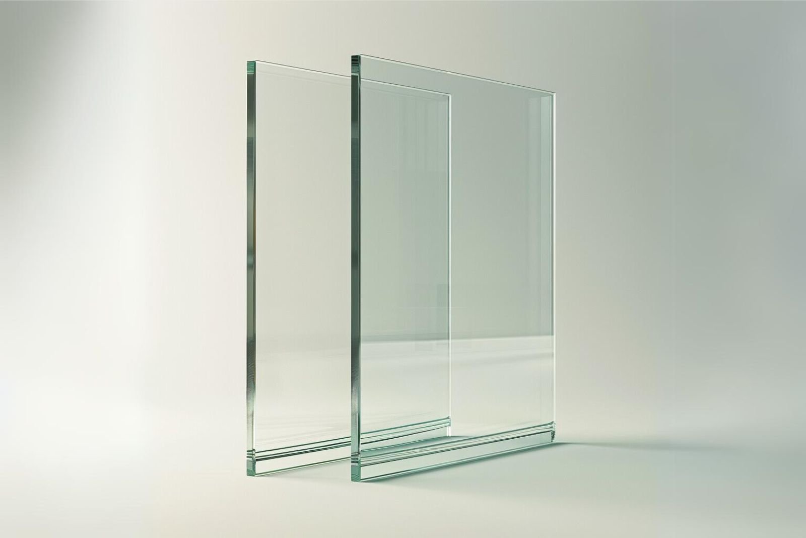 Transparentes Glas